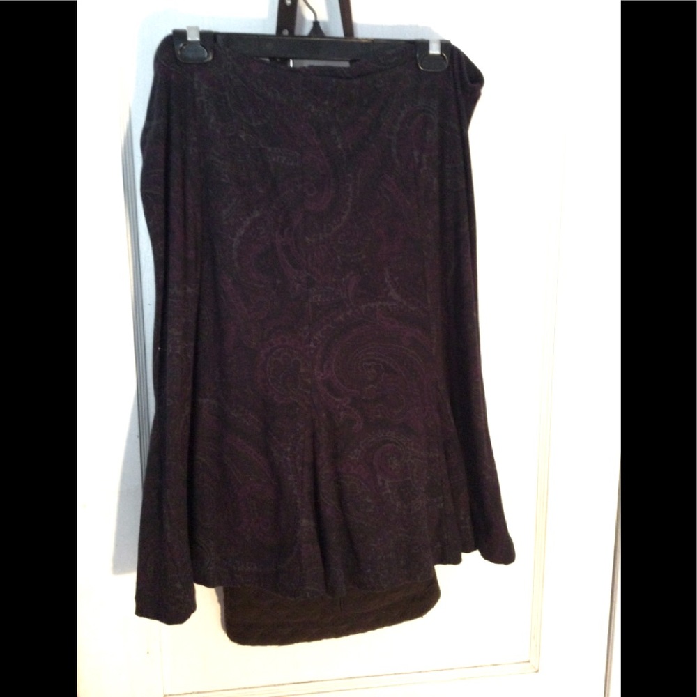 Paisley pattern skirt size XL CHAPS